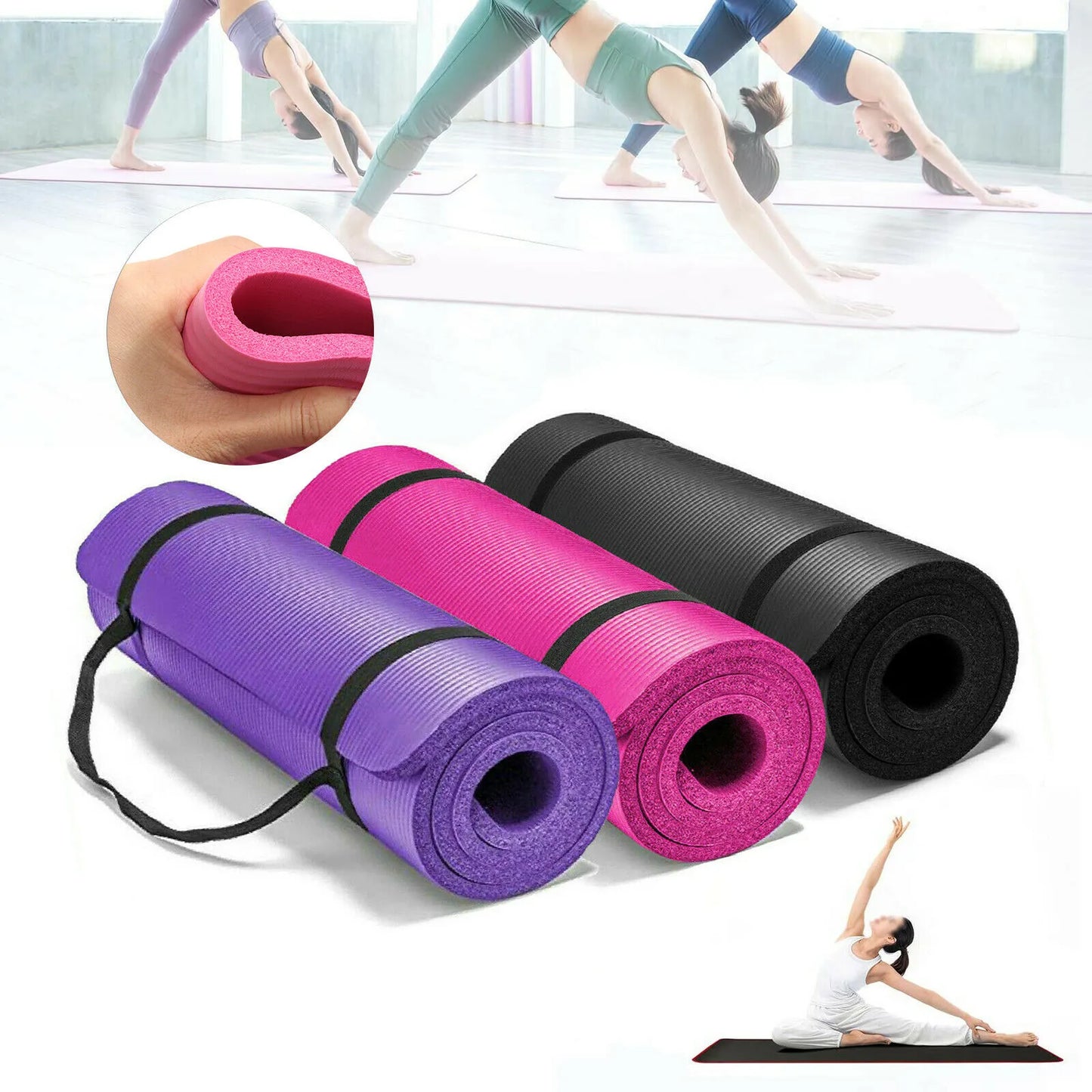 ZenGrip™ Wide Non-Slip Fitness Mat